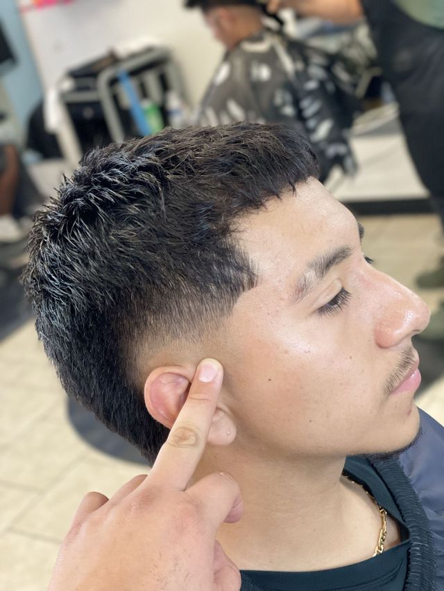 Clean taper fade haircut at JP Cutz