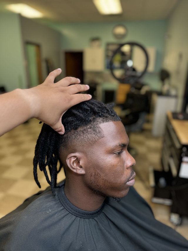 Fresh loc fade by JP Cutz in Indianapolis